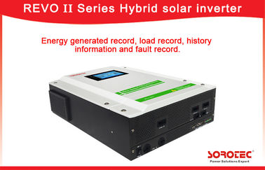 Wide PV Input Range Energy Storage Inverter , Grid Hybrid Solar Power Inverter Battery Optional