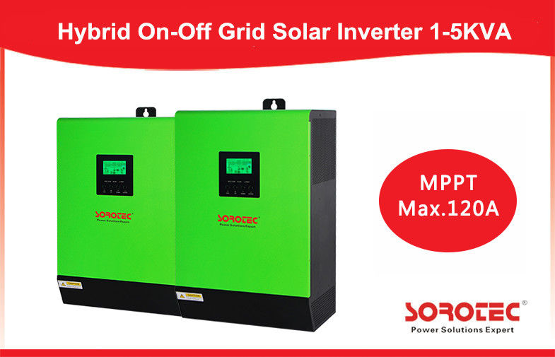 LCD Display 1kva 12v smart hybrid inverter with MPPT Solar Charge Controller