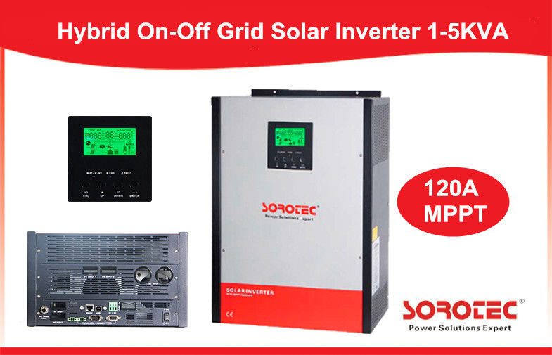 Pure Sine Wave Output hybrid on grid inverter Built in MPPT Solar Controller